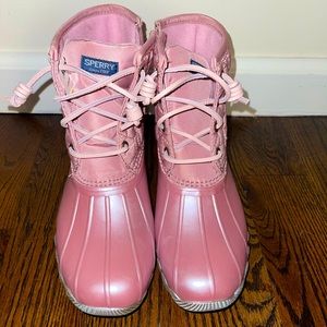 Perry Duck Boots for Girl Pearl Pink